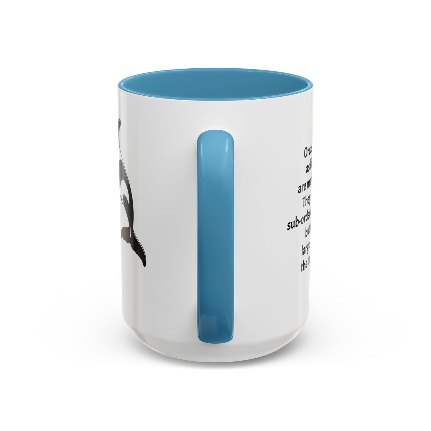 Killer Whale Custom Coffee Cup 15 Oz, Killer Whale Cup, Personalized Orca Mug, Add your custom text cup, Orca drawing