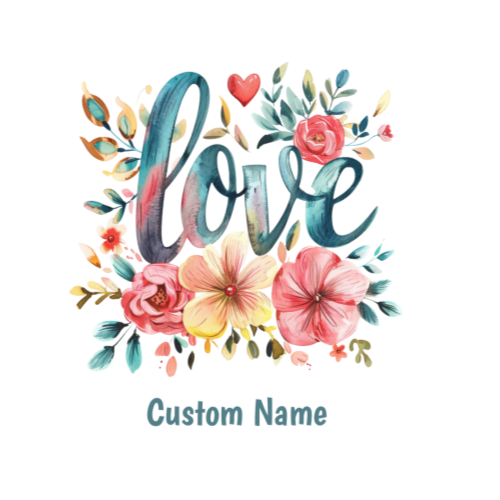 Love and Flowers Coffee Cup 15 Oz, This is the perfect gift for your Christian friend, Gift for wife, Gift for Mom, daughter or teacher!