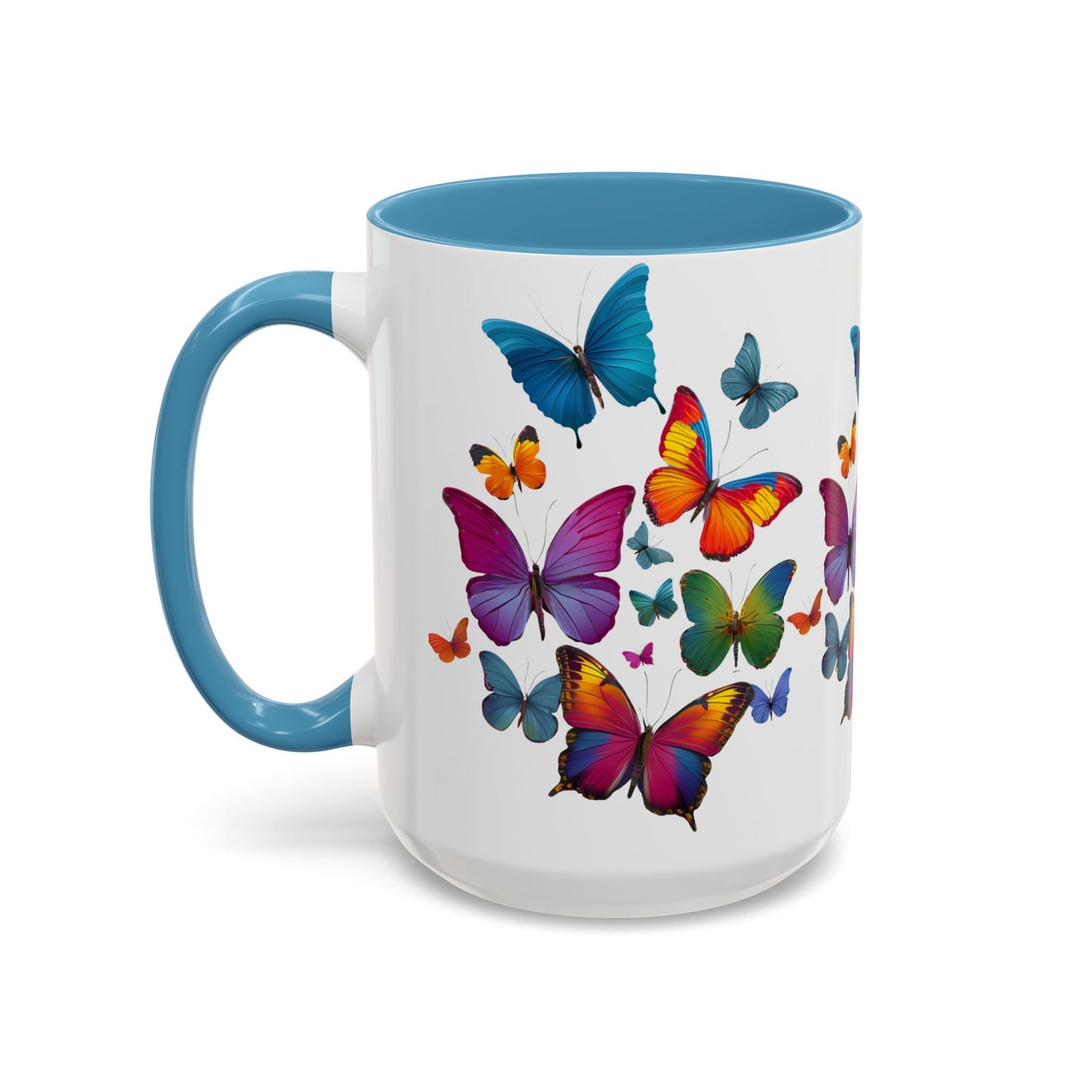 Personalized Butterfly Coffee Cup 15oz. Just add your Custom name to make this a perfect gift! Butterfly cup, Butterflies mug, Grandma Cup