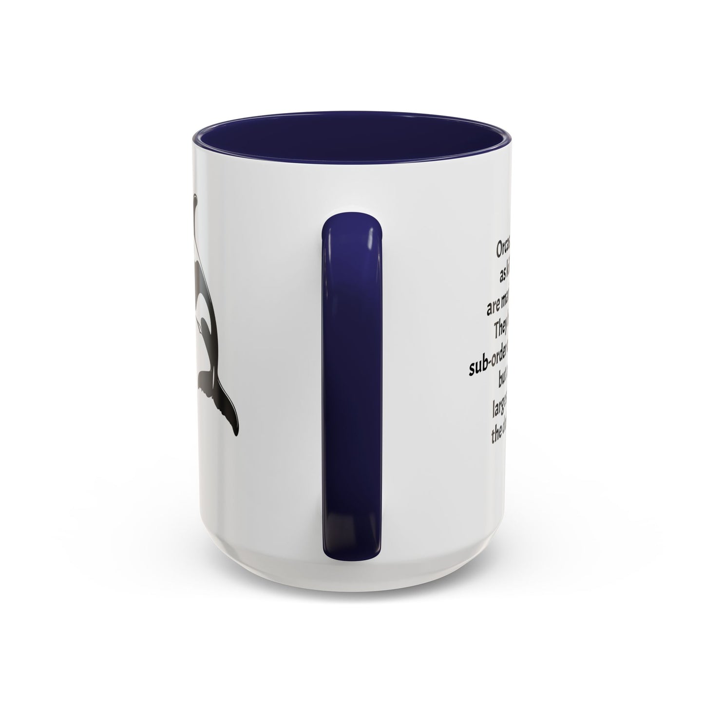 Killer Whale Custom Coffee Cup 15 Oz, Killer Whale Cup, Personalized Orca Mug, Add your custom text cup, Orca drawing