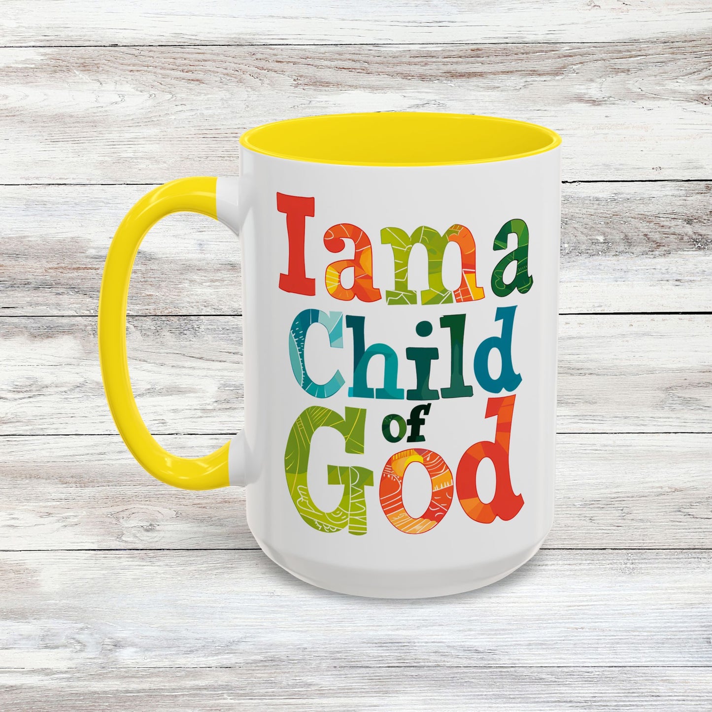 I am a Child of God  Coffee Cup 15 Oz, Child of God, Child of Jesus, Christian mug