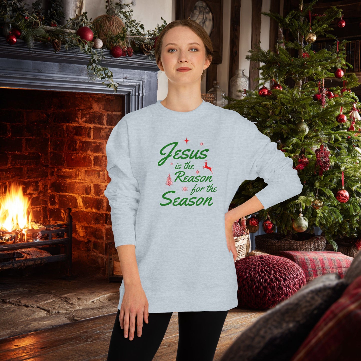 Jesus is the The Reason for the Season Christmas Sweatshirt, Have a Very Merry Christmas!