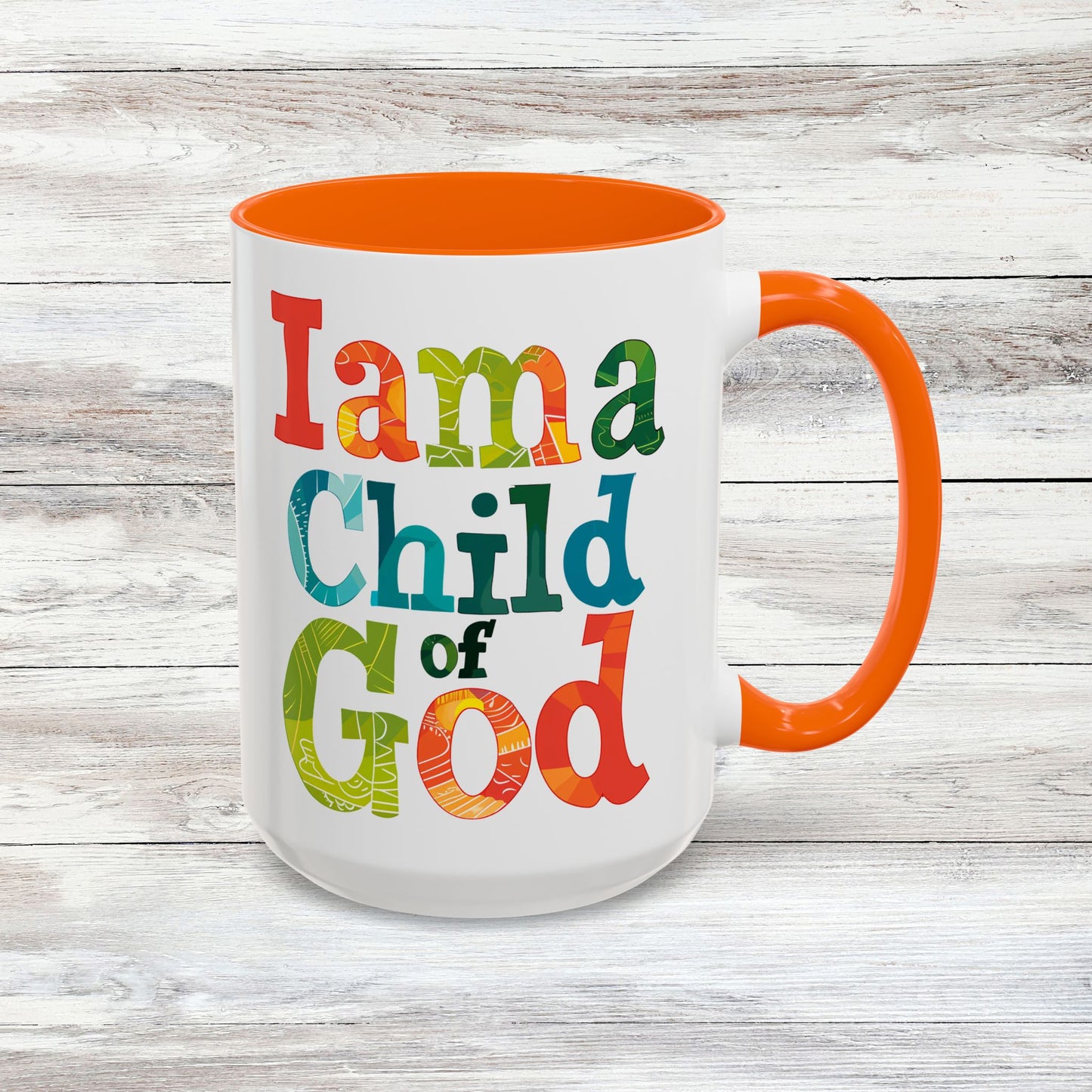 I am a Child of God  Coffee Cup 15 Oz, Child of God, Child of Jesus, Christian mug