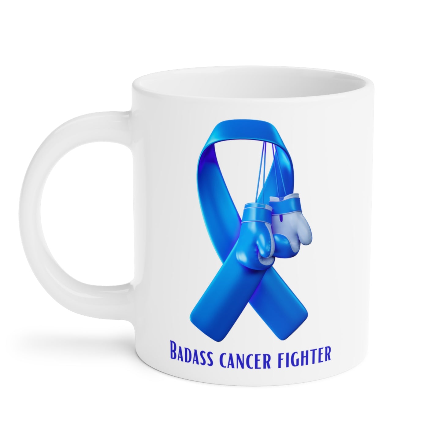 Badass Prostate Cancer Ceramic Mugs 15/20 oz