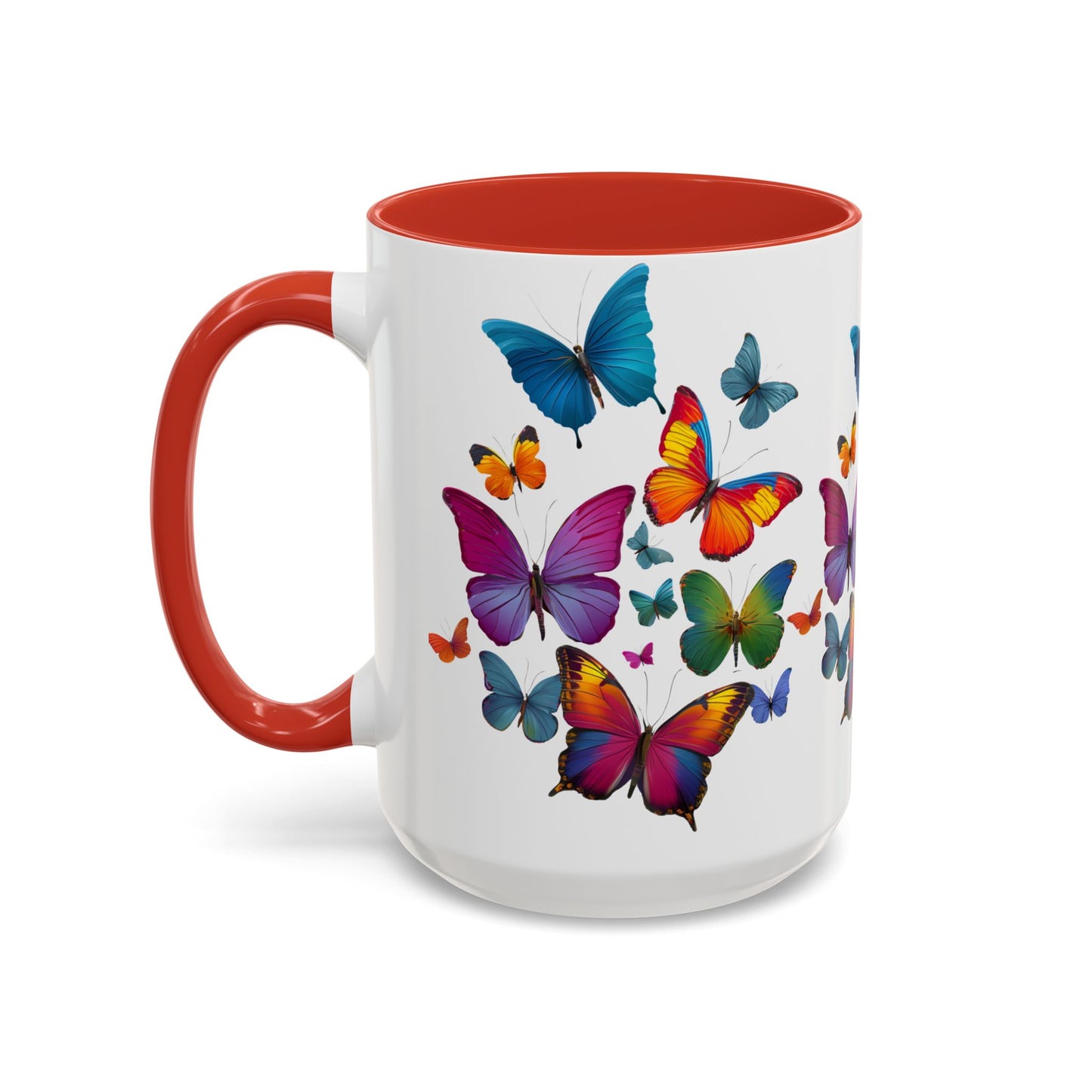 Personalized Butterfly Coffee Cup 15oz. Just add your Custom name to make this a perfect gift! Butterfly cup, Butterflies mug, Grandma Cup