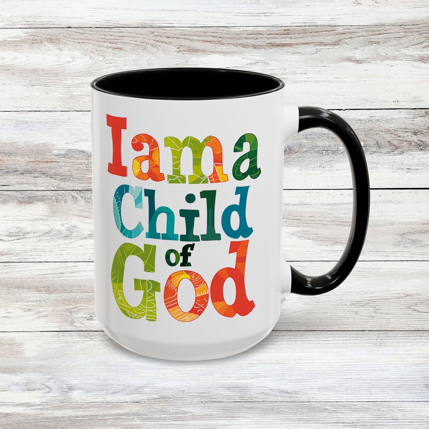 I am a Child of God  Coffee Cup 15 Oz, Child of God, Child of Jesus, Christian mug