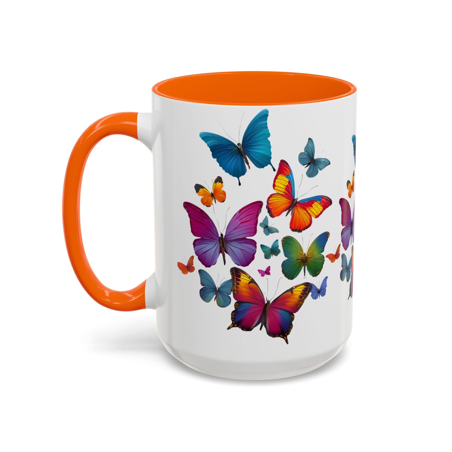 Personalized Butterfly Coffee Cup 15oz. Just add your Custom name to make this a perfect gift! Butterfly cup, Butterflies mug, Grandma Cup