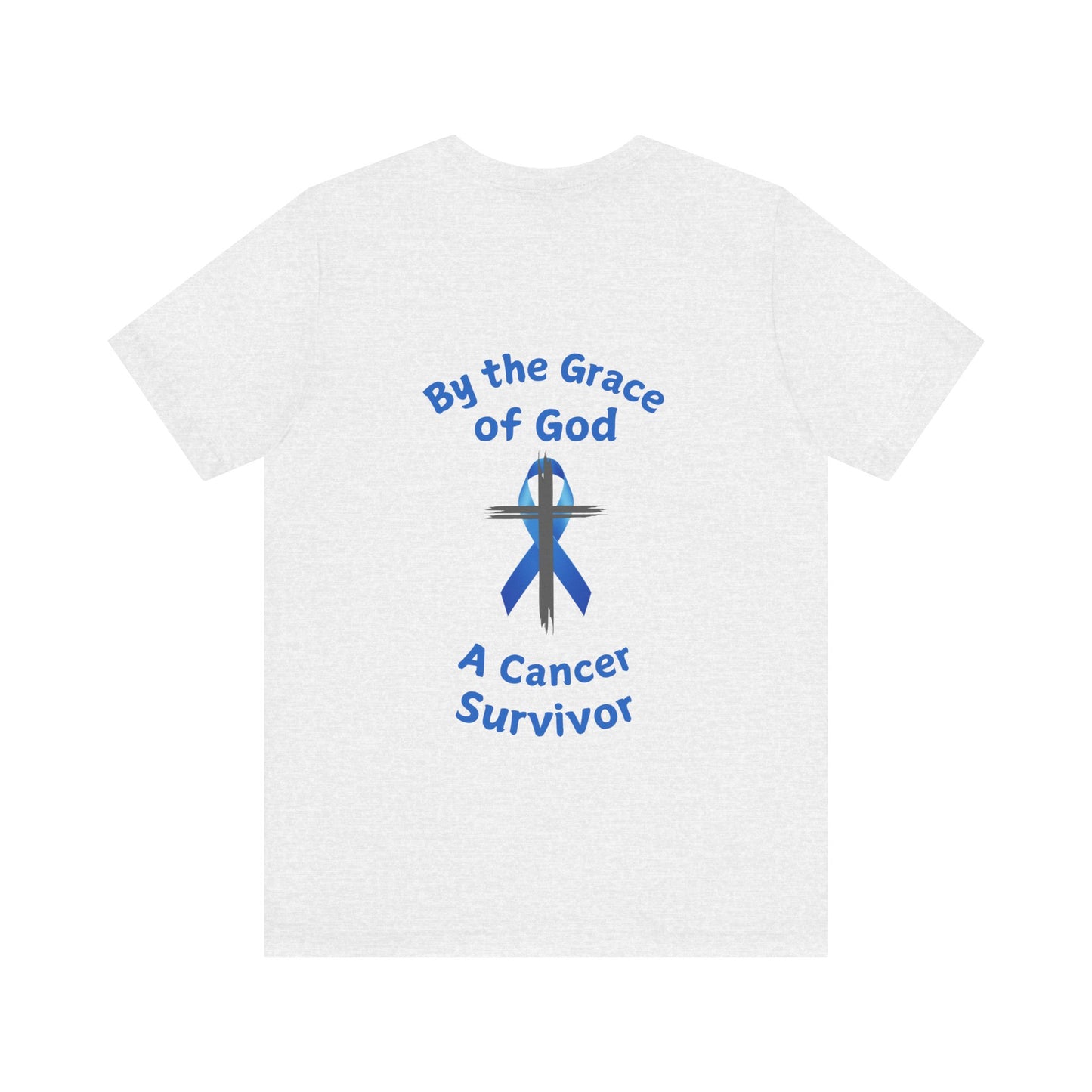Prostate Cancer Survivor Personalized Shirt By the Grace of God. Custom name is optional. For your Christian Prostate Cancer Survivor!