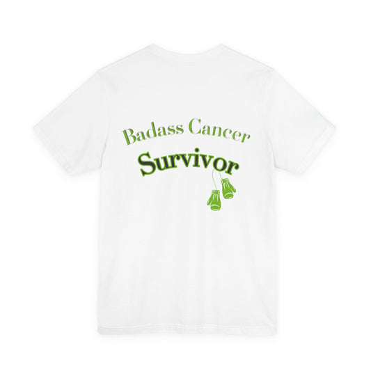 Cancer Survivor TShirt Badass Lymphoma, Personalization Optional. Add a Custom Text to make this the perfect gift for your Cancer Survivor.