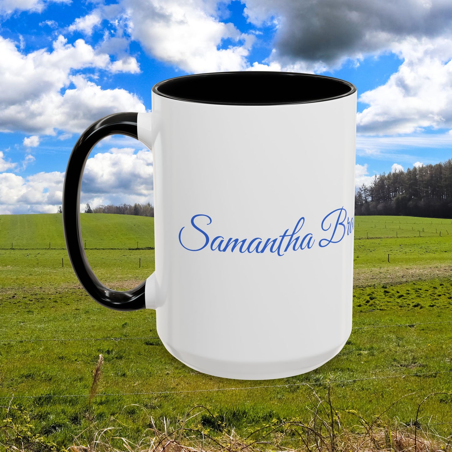 I will Walk by Faith Personalized Coffee Cup 15 Oz, Prayer Warrior, Warrior of Faith, Christian mug. Perfect gift for Sunday School Teacher