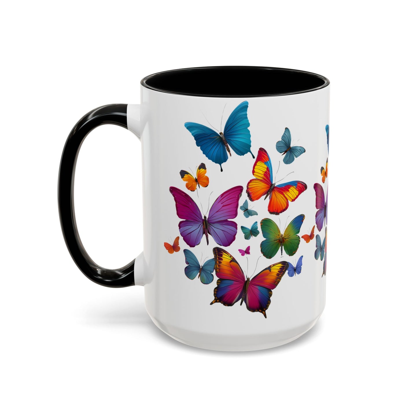 Personalized Butterfly Coffee Cup 15oz. Just add your Custom name to make this a perfect gift! Butterfly cup, Butterflies mug, Grandma Cup