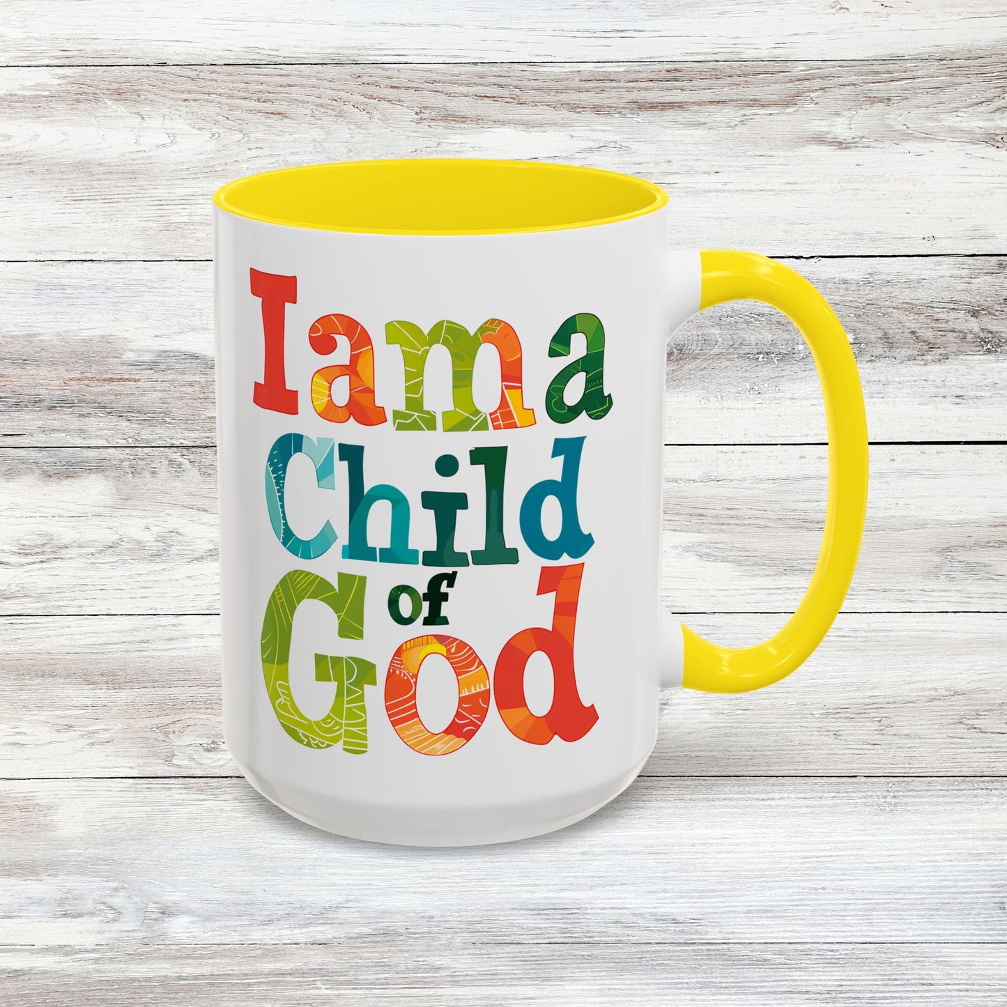 I am a Child of God  Coffee Cup 15 Oz, Child of God, Child of Jesus, Christian mug