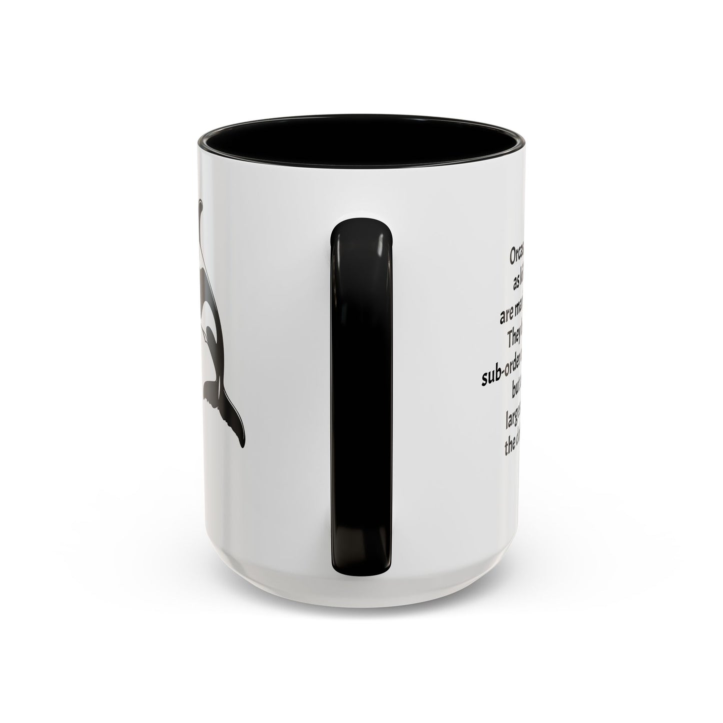 Killer Whale Custom Coffee Cup 15 Oz, Killer Whale Cup, Personalized Orca Mug, Add your custom text cup, Orca drawing