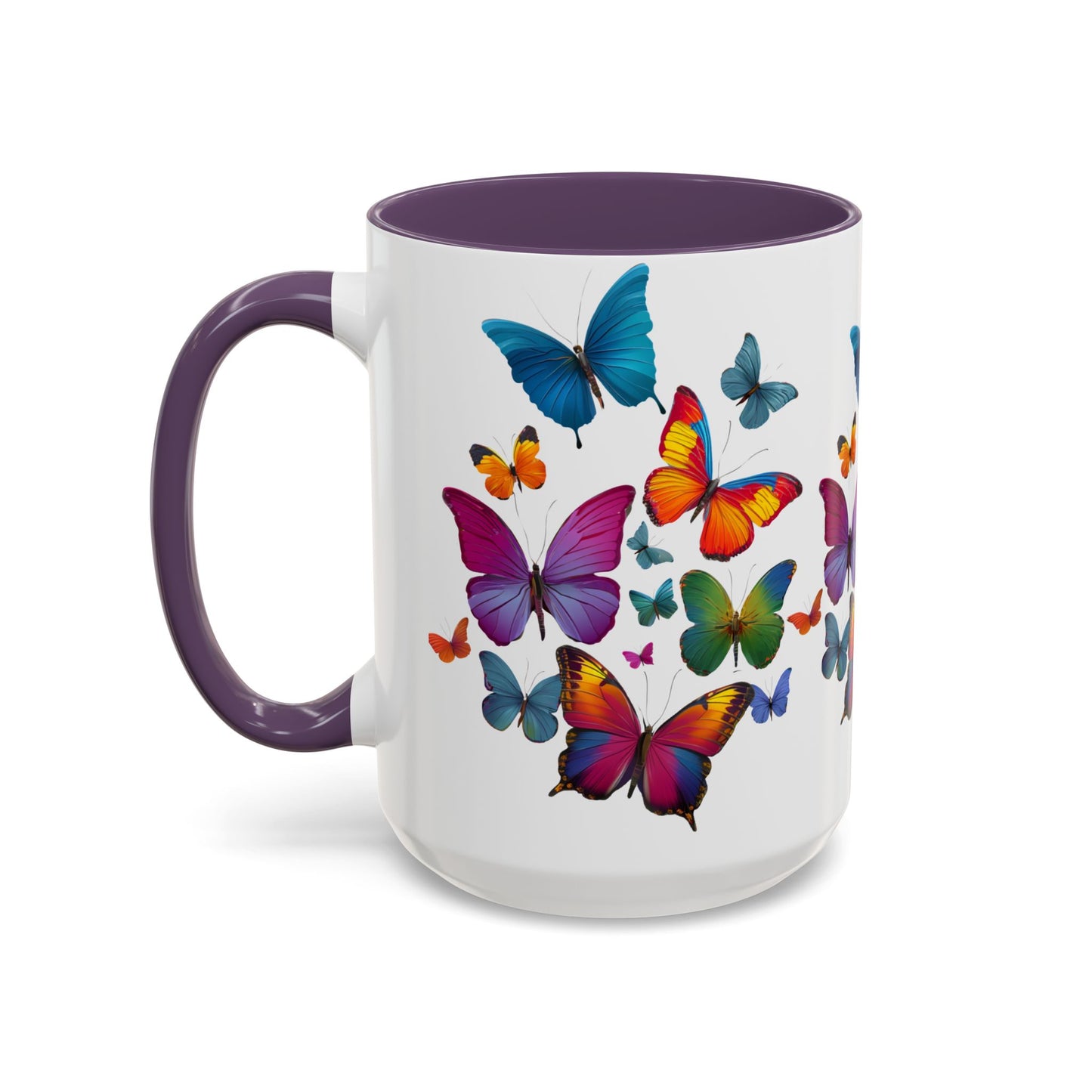 Personalized Butterfly Coffee Cup 15oz. Just add your Custom name to make this a perfect gift! Butterfly cup, Butterflies mug, Grandma Cup