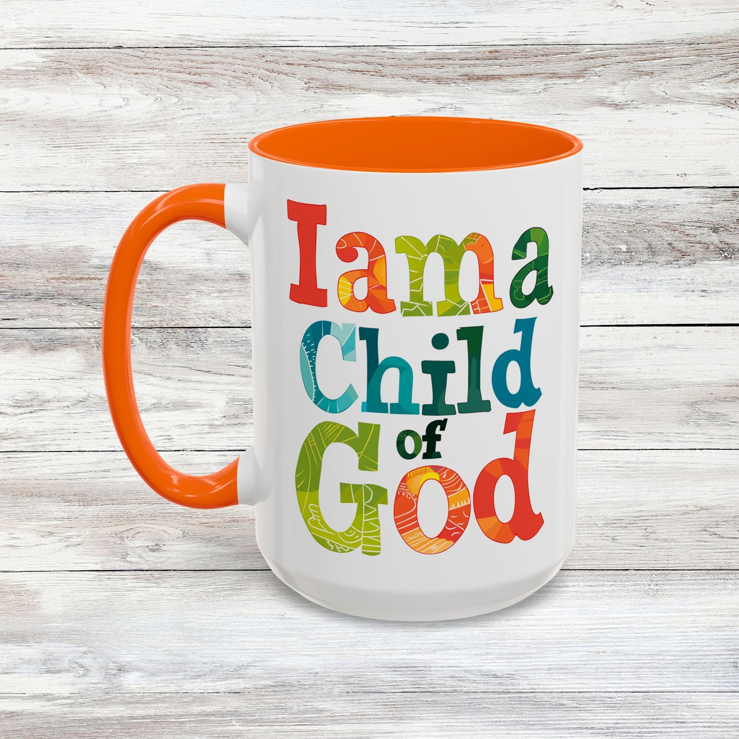 I am a Child of God  Coffee Cup 15 Oz, Child of God, Child of Jesus, Christian mug