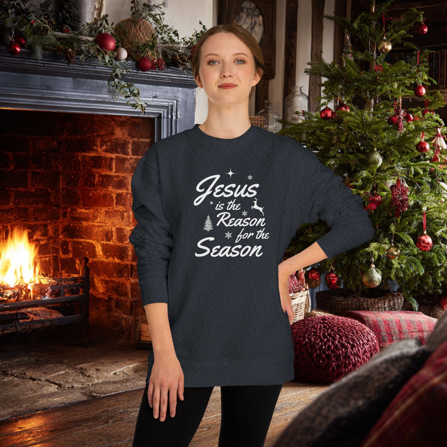 Jesus is the The Reason for the Season Christmas Sweatshirt, Have a Very Merry Christmas!