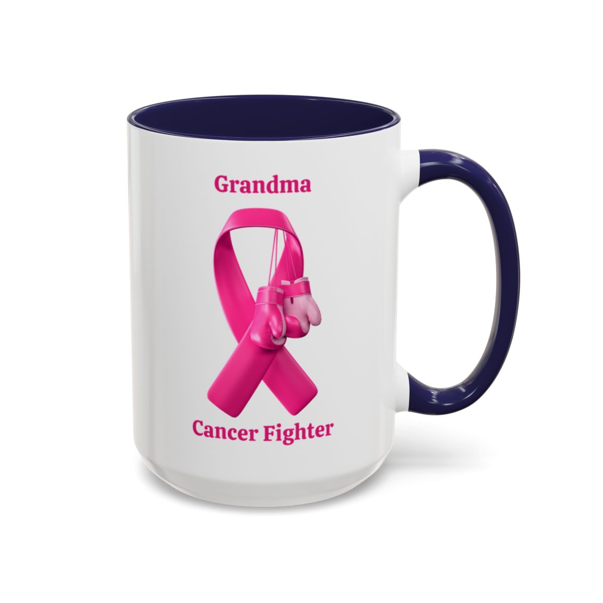 Breast Cancer Fighter Mugs 15oz