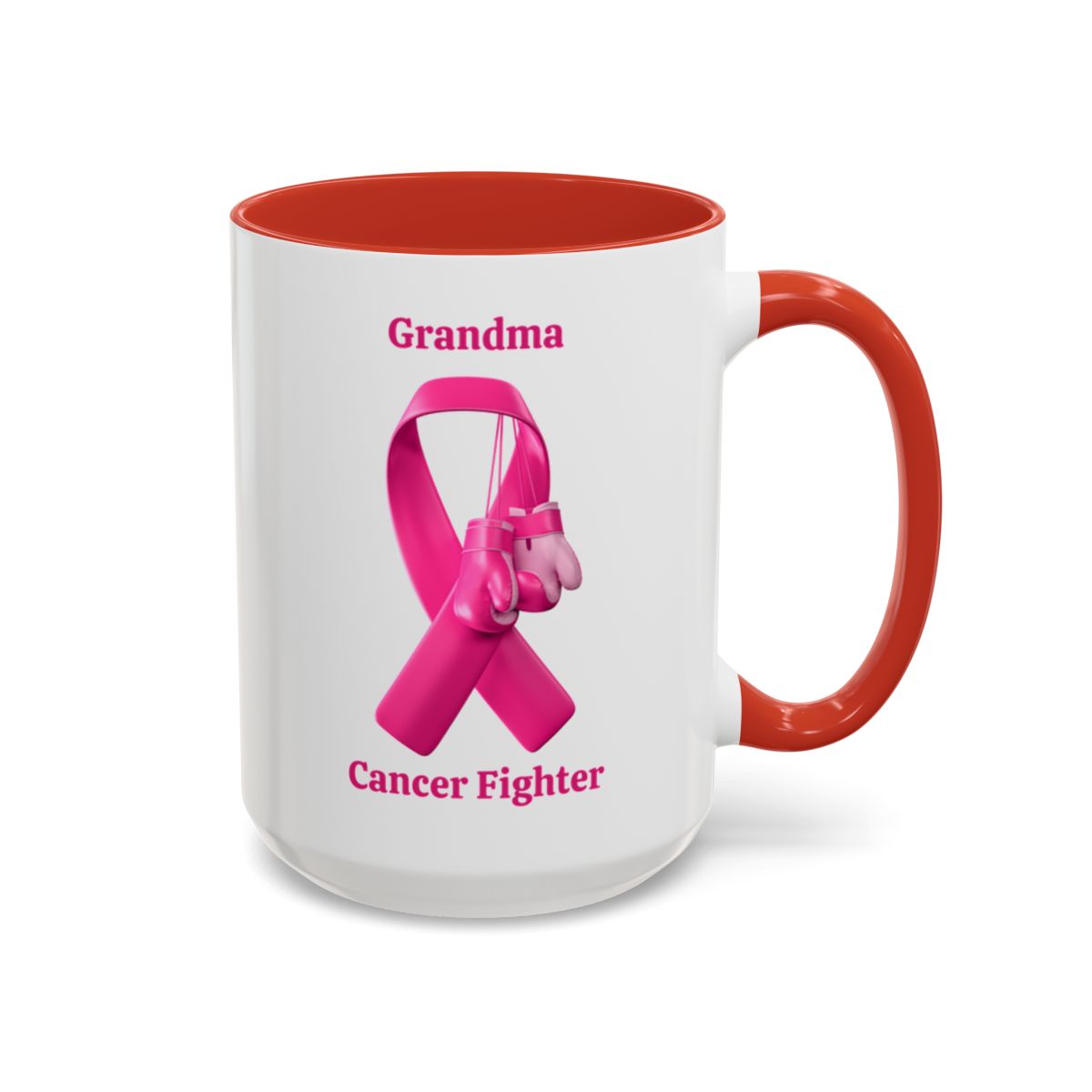 Breast Cancer Fighter Mugs 15oz