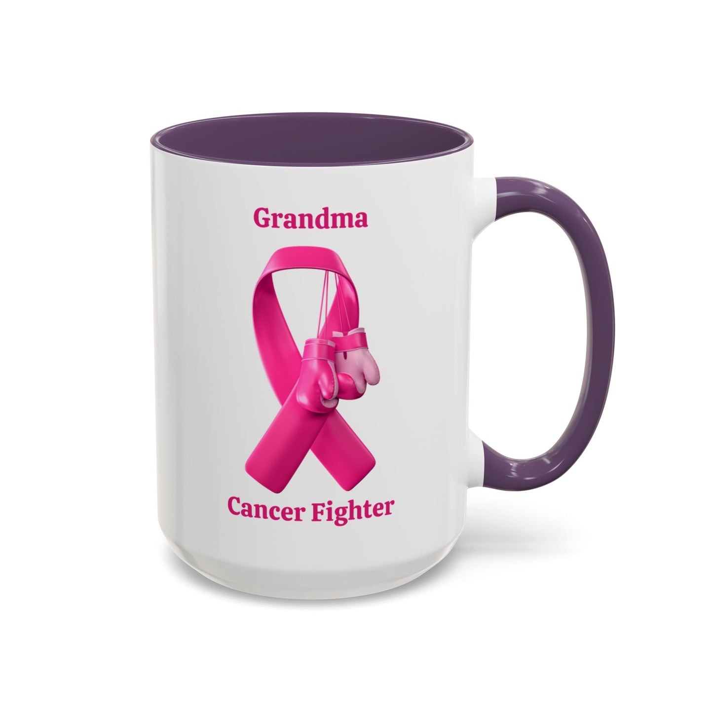 Breast Cancer Fighter Mugs 15oz
