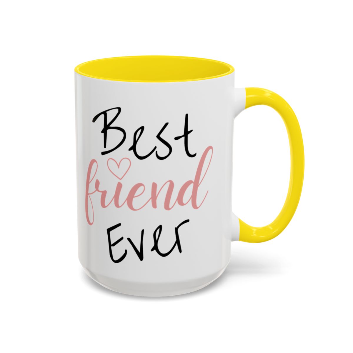 Best Friend Ever Personalized Coffee Cup 15 oz. Custom name is optional. This is a perfect mug for your Best Bestie Ever! Friends
