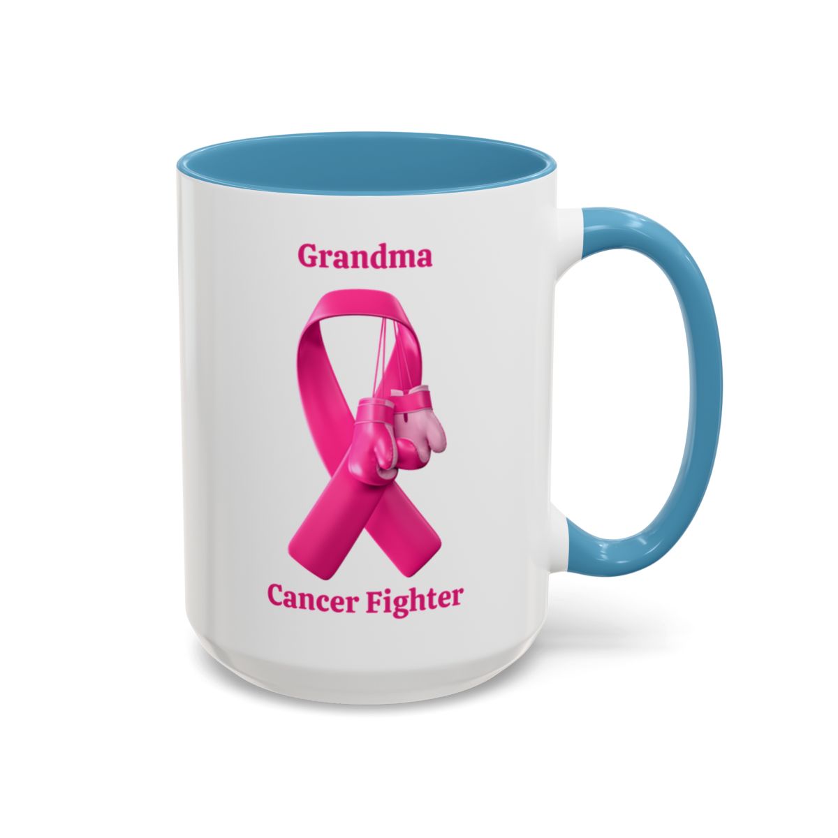 Breast Cancer Fighter Mugs 15oz