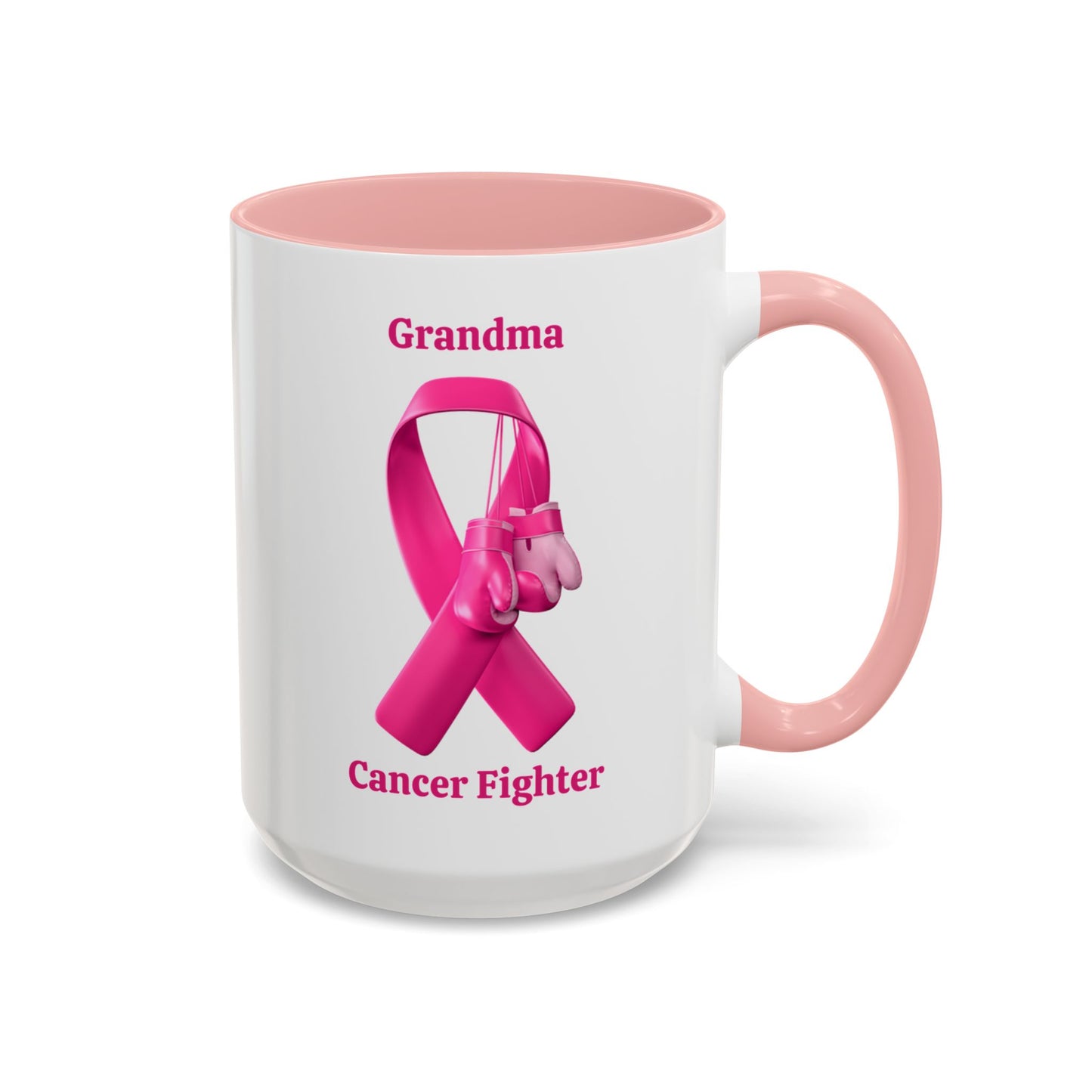 Breast Cancer Fighter Mugs 15oz