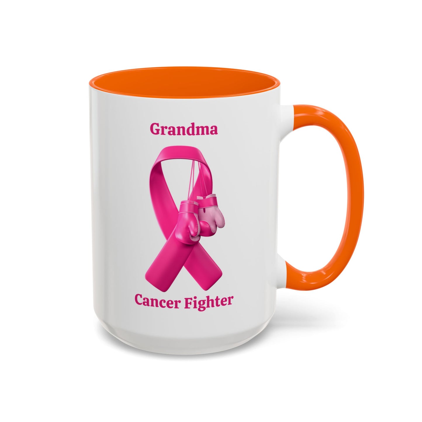 Breast Cancer Fighter Mugs 15oz