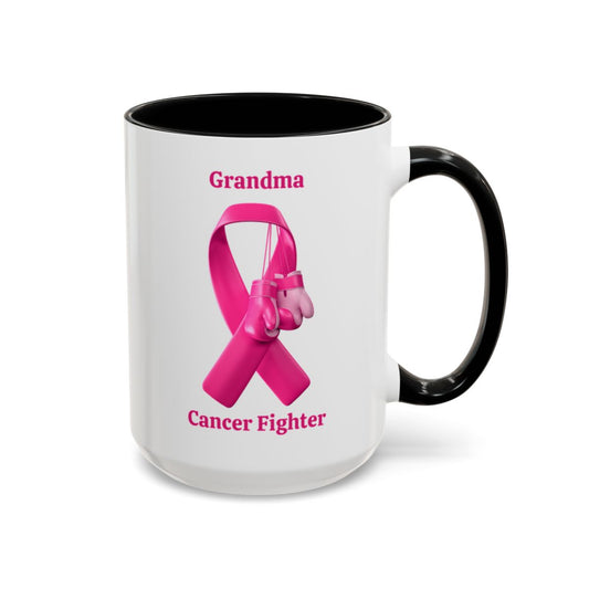 Breast Cancer Fighter Mugs 15oz