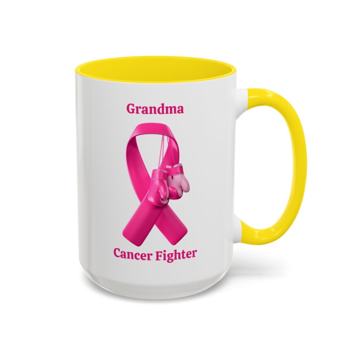Breast Cancer Fighter Mugs 15oz
